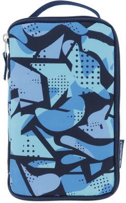 Penar tip etui 2 Go, Camo, albastru, Herlitz