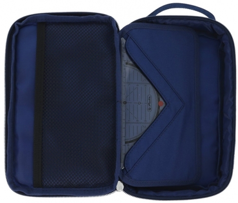 Penar tip etui 2 Go, Camo, albastru, Herlitz