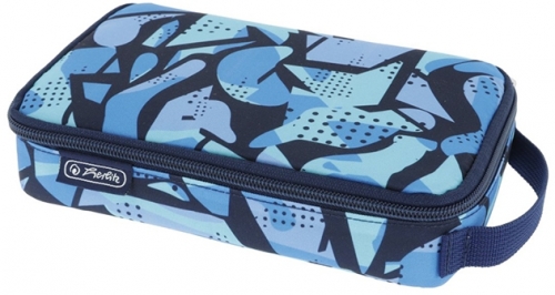 Penar tip etui 2 Go, Camo, albastru, Herlitz