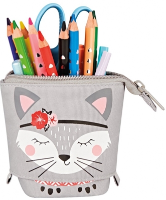 Penar tip suport instrumente de scris, 2 In 1, Kitty, Herlitz