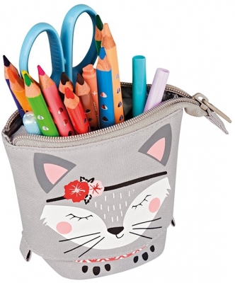 Penar tip suport instrumente de scris, 2 In 1, Kitty, Herlitz