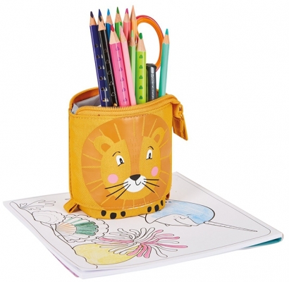Penar tip suport instrumente de scris, 2 in 1, Lion, Herlitz
