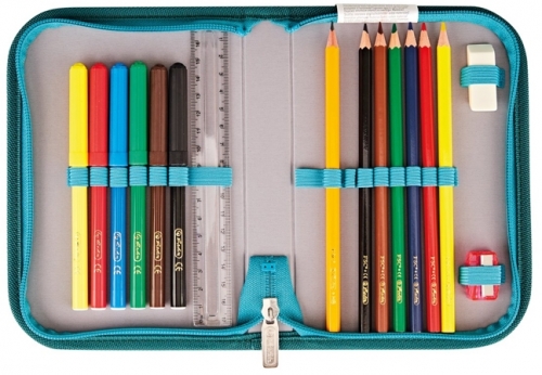 Ghiozdan echipat Ultralight Plus, Green Rex, Herlitz