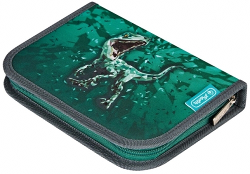 Ghiozdan echipat Ultralight Plus, Green Rex, Herlitz