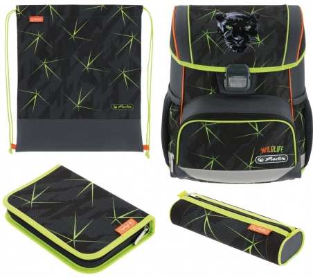 Ghiozdan Herlitz echipat Loop Plus, motiv Wild Life