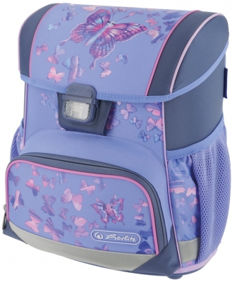 Ghiozdan Herlitz neechipat Loop, motiv Butterfly Paradise