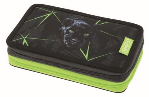 Penar echipat 2 compartimente 23 piese, Herlitz, motiv Wild Life