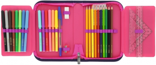 Penar echipat 31 piese, 2 clape, Herlitz, motiv Magic Unicorn
