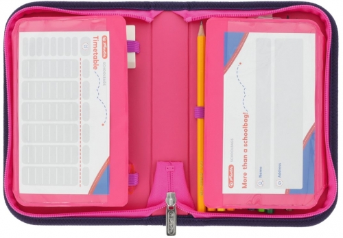 Penar echipat 31 piese, 2 clape, Herlitz, motiv Magic Unicorn