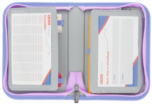 Penar echipat 31 piese, 2 clape, Herlitz, motiv Mystic Mermaid