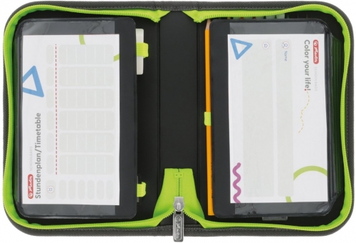 Penar echipat 31 piese, 2 clape, Herlitz, motiv Wild Life
