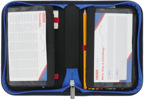 Penar echipat 31 piese, 2 clape, Herlitz, motiv High Speed