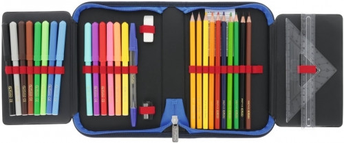 Penar echipat 31 piese, 2 clape, Herlitz, motiv High Speed