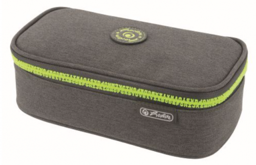 Penar tip etui beatBox ABC, Herlitz, culoare gri / galben