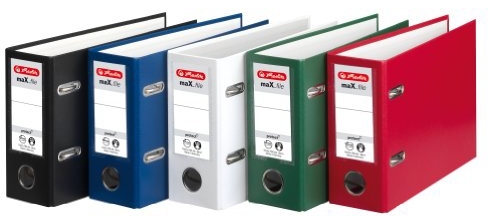 Biblioraft A5 PP 80 mm culori diverse Herlitz
