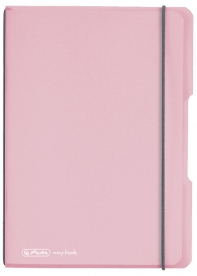 Caiet A5 My.Book Flex, dictando, 40 file, roz, Herlitz