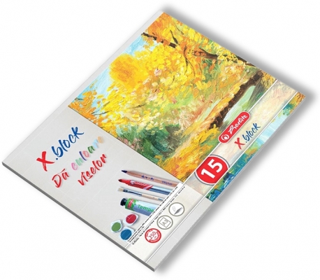 Bloc Desen A3, 250 g/mp, 15 file, X.Block, Herlitz