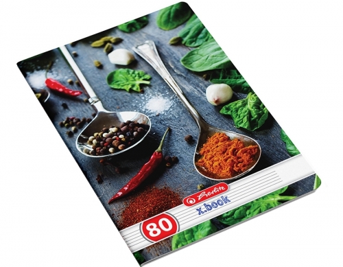 Caiet A5, 80 file, dictando, Spices, Herlitz, diverse modele