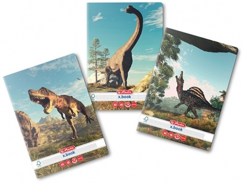 Caiet A5, 48 file, matematica, Dino Mania, Herlitz 