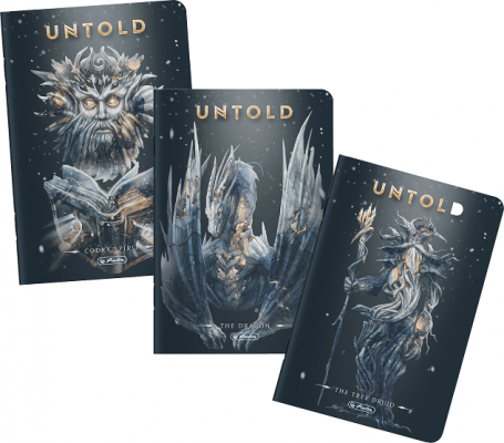 Caiet A4, 80 file, patratele, The Magic of Untold, Herlitz 