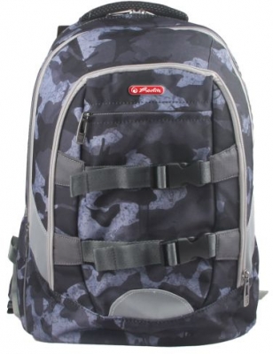 Rucsac Urban, motiv Army Gray, Herlitz 