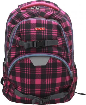 Rucsac Battle, motiv Pink Checkers, Herlitz 