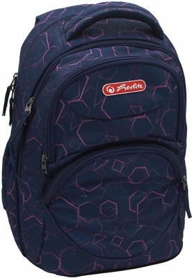 Rucsac Zipper Cube, Hexagon, Herlitz