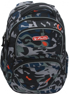 Rucsac Zipper Cube, Army, Herlitz