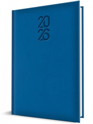 Agenda Herlitz datata 2026, A5, 352 pagini, Tucson, culoare albastru