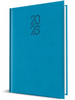 Agenda Herlitz datata 2026, A5, 352 pagini, Tucson, culoare albastru deschis