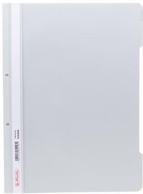 Dosar sina A4 PP, perforat gri, Herlitz