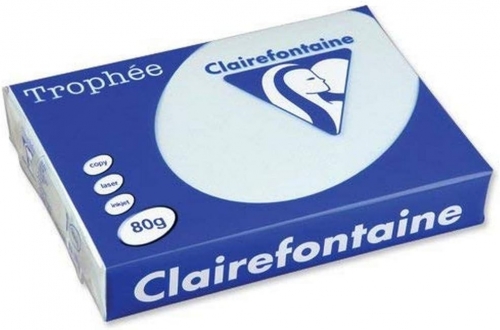 Hartie copiator A4, 80 g/mp, Clairefontaine Trophee Pastel, diverse culori, 500 coli/top