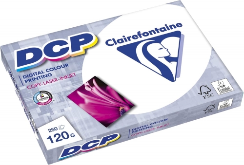 Hartie copiator SRA3, 120 g/mp, Clairefontaine DCP, 250 coli/top