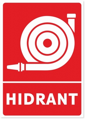 Indicator Hidrant furtun, 148x210mm