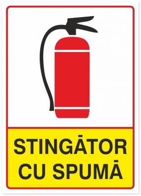 Indicator Stingator cu spuma, 148x210mm