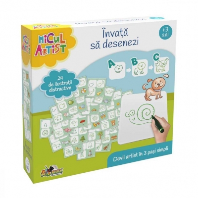 Joc creativ Micul artist Invata sa desenezi, Noriel 