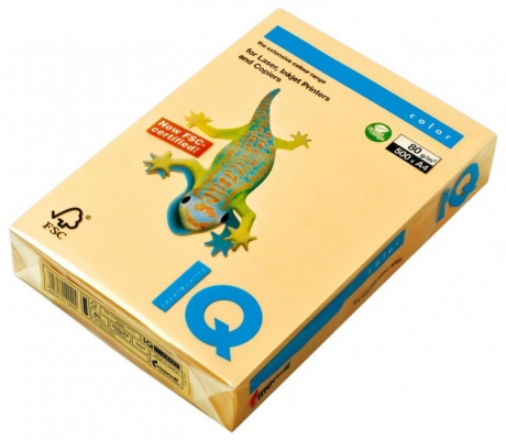 Carton IQ color intens A4 salmon 160 g/mp, 250 coli/top