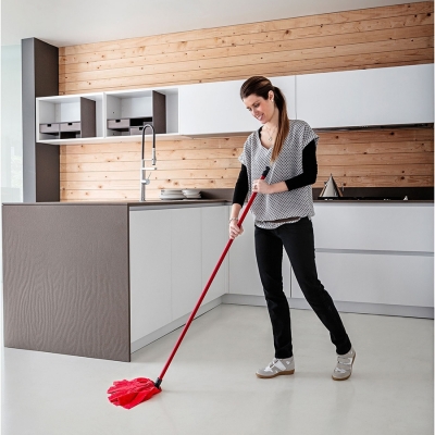 Kit curatenie, galeata cu storcator Style + Mop Style si Maner Euroclick Vileda