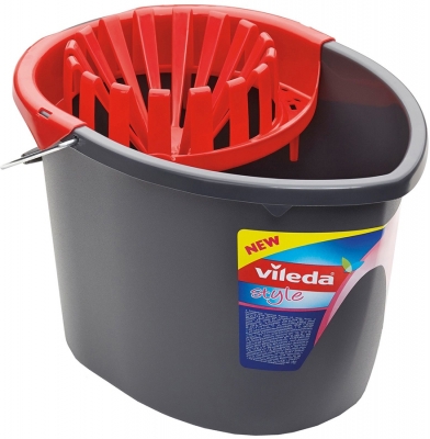 Kit curatenie, galeata cu storcator Style + Mop Style si Maner Euroclick Vileda