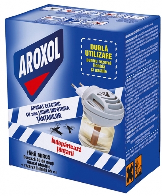 Aparat electric cu lichid impotriva tantarilor Aroxol