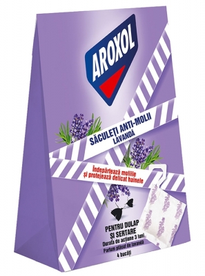 Saculeti lavanda antimolii 4/cutie Aroxol