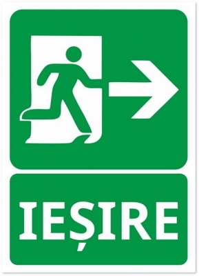 Indicator Iesire dreapta, 105x148mm