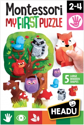 Montessori Primul Meu Puzzle-Padure Headu