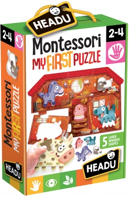 Montessori Primul Meu Puzzle - Ferma Headu