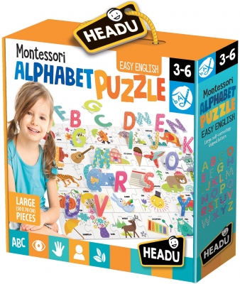 Puzzle Alfabet 3D Headu