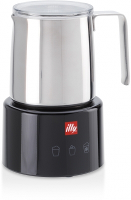 Cana spuma lapte Illy, negru