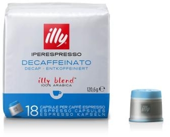 Capsule cafea Illy, IperEspresso Classico Decof, 18 capsule