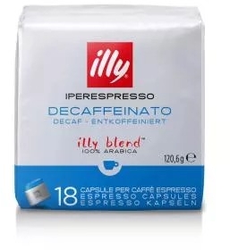 Capsule cafea Illy, IperEspresso Classico Decof, 18 capsule