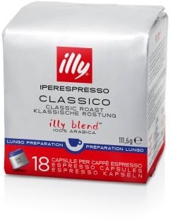 Capsule cafea Illy, IperEspresso Classico Lungo, 18 capsule