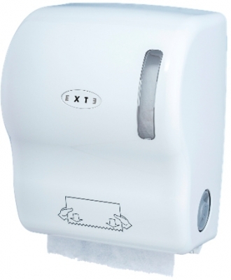 Prosop hartie PlusMatic Soft 6 buc/set EXTE, 2 baxuri + Dispenser prosoape de hartie autocut alb EXTE Cadou